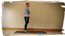 Pilates setting up natural spine alignment 1